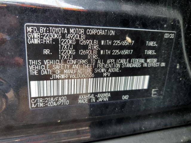 2020 Toyota Rav4 Xle VIN: JTMRWRFV6LD060536 Lot: 60209954