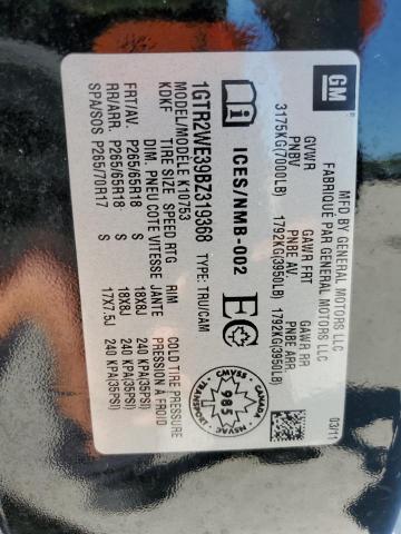 2011 GMC Sierra K1500 Slt VIN: 1GTR2WE39BZ319368 Lot: 62034224