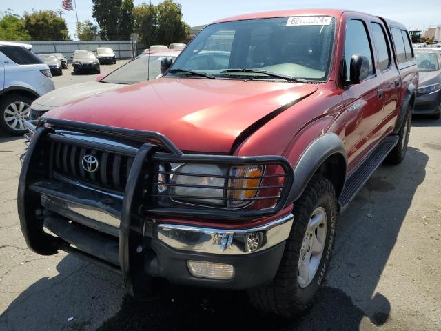 TOYOTA TACOMA DOU 2003 red  gas 5TEGN92N83Z203848 photo #1