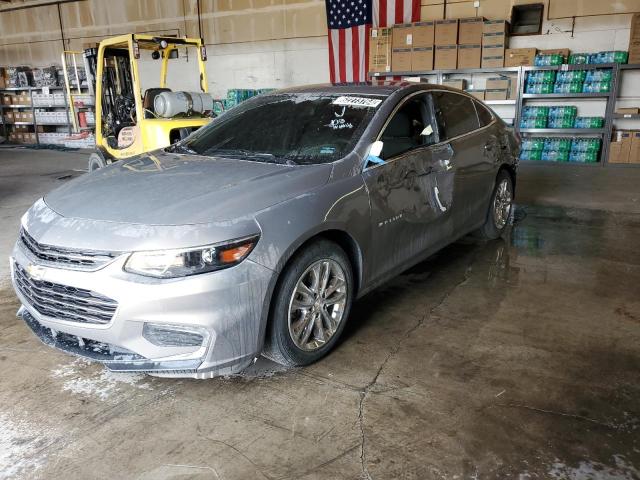 CHEVROLET MALIBU LT 2017 gray  gas 1G1ZE5ST7HF256425 photo #1