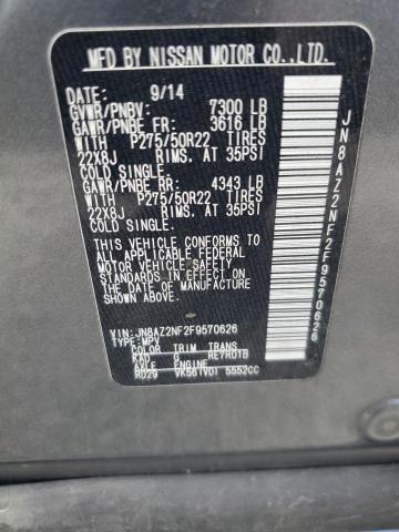 2015 INFINITI QX80 - JN8AZ2NF2F9570626