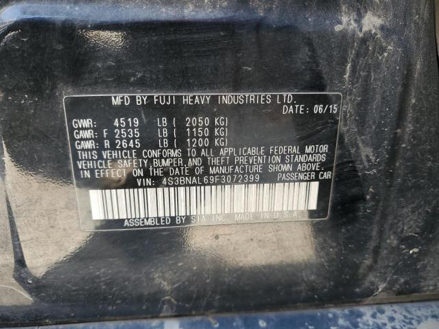 2015 SUBARU LEGACY 2.5 - 4S3BNAL69F3072399
