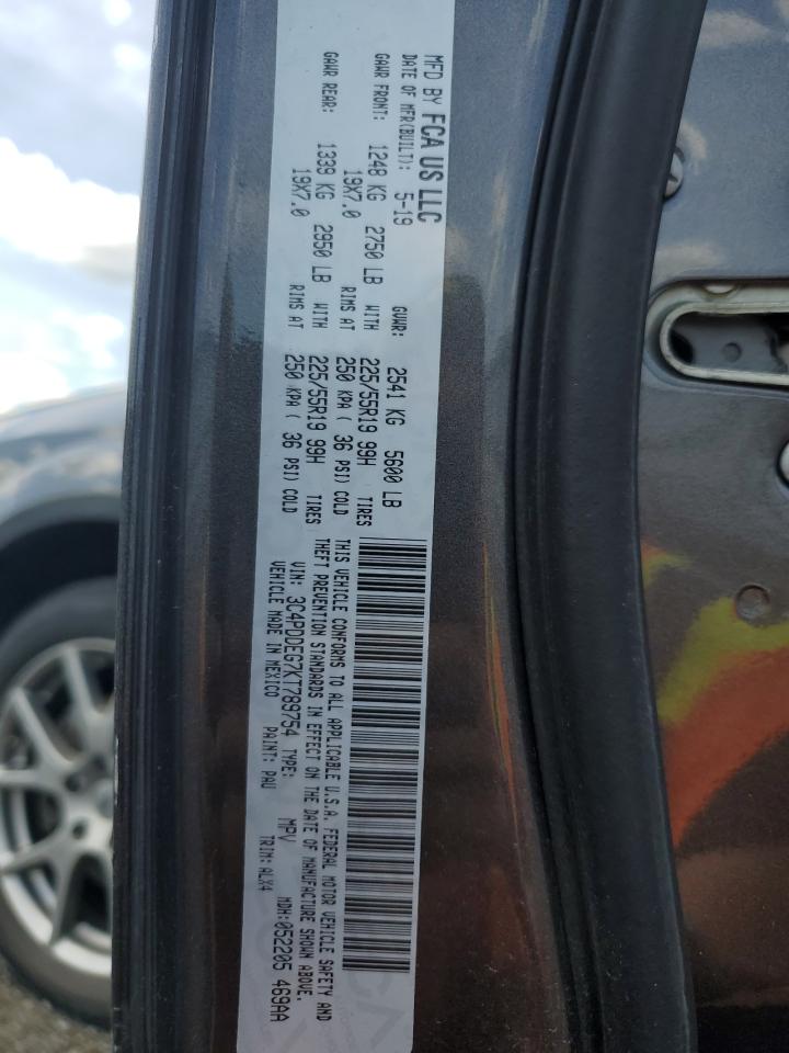 3C4PDDEG7KT789754 2019 Dodge Journey Gt