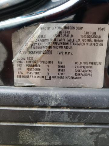 2009 Cadillac Srx VIN: 1GYEE53A290123850 Lot: 61830064