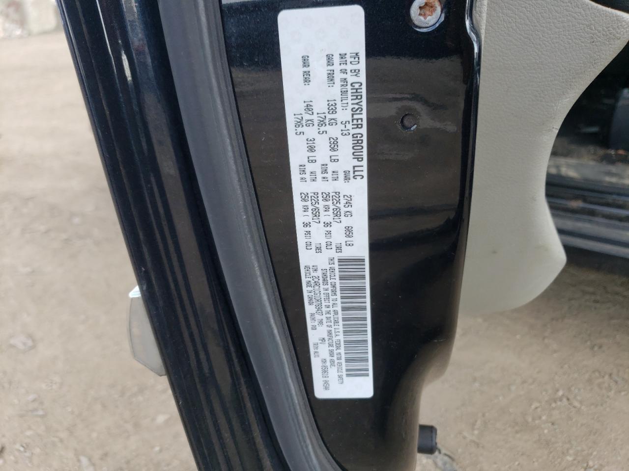 2C4RC1CG1DR769437 2013 Chrysler Town & Country Touring L