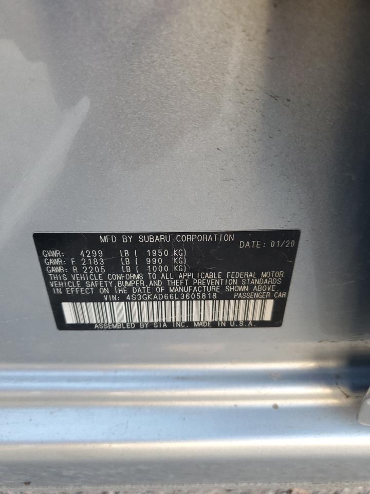 4S3GKAD66L3605818 2020 Subaru Impreza Premium