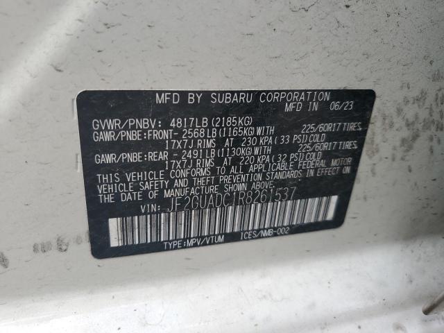 2024 SUBARU CROSSTREK - JF2GUADC1R8261537