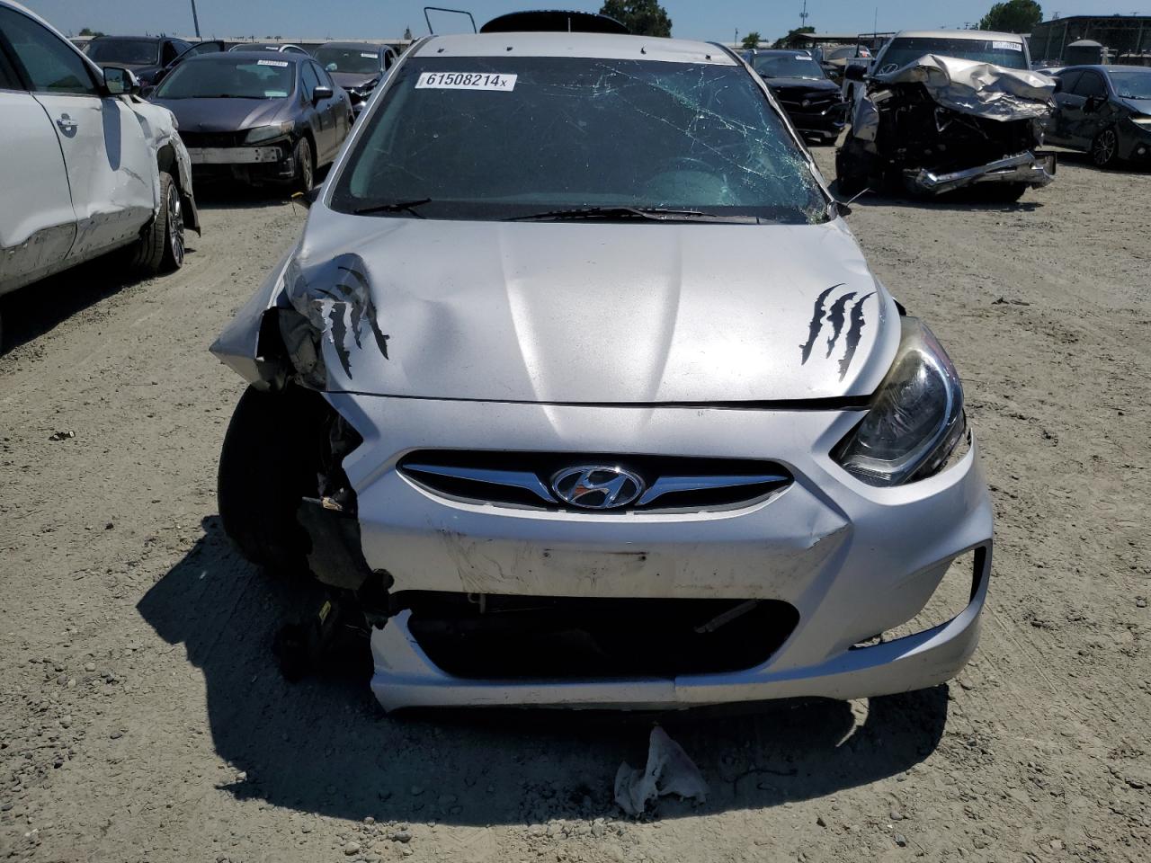 2013 Hyundai Accent Gls vin: KMHCU4AE7DU462875