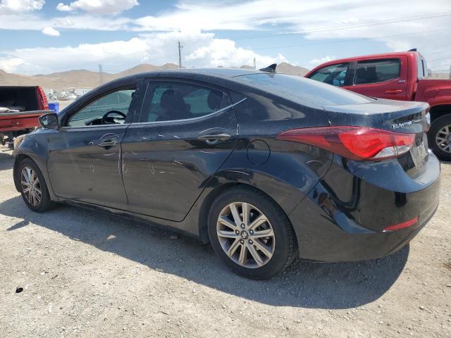 HYUNDAI ELANTRA SE 2015 black  gas 5NPDH4AE8FH581674 photo #3