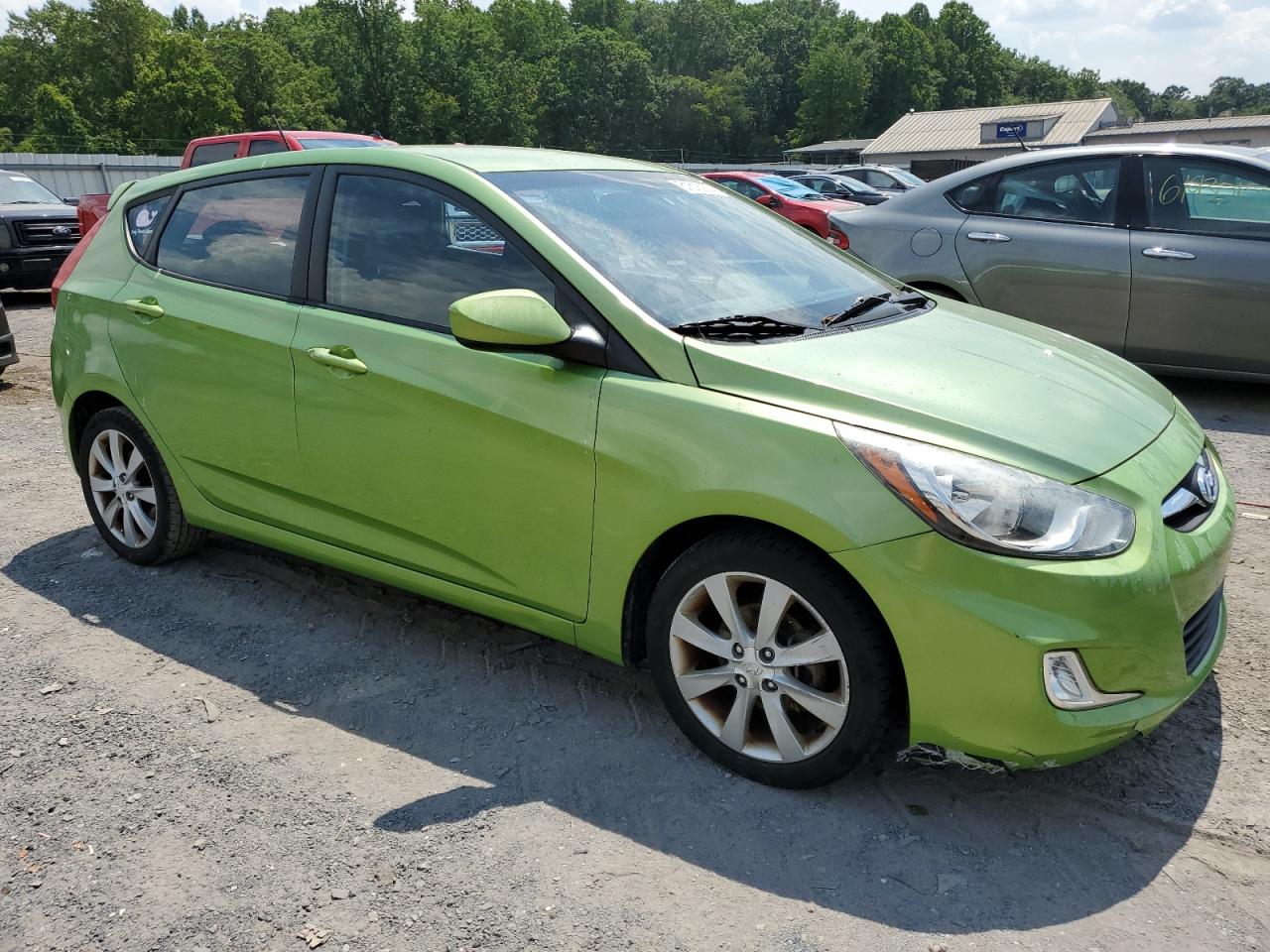 2012 Hyundai Accent Gls vin: KMHCU5AE5CU037675