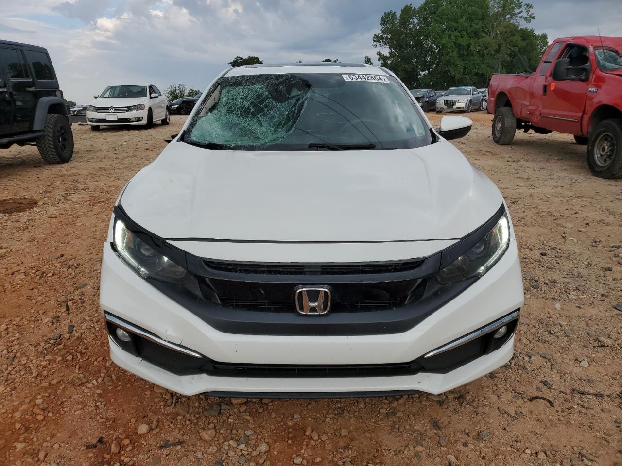 Lot #3024380530 2020 HONDA CIVIC EX