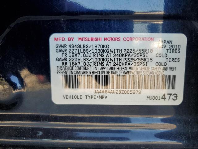 2011 Mitsubishi Outlander Sport Se VIN: JA4AR4AU2BZ005972 Lot: 62498484