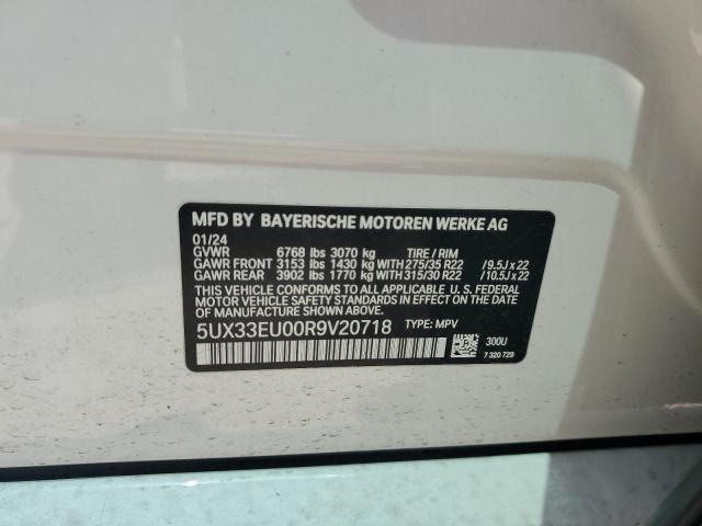 VIN 5UX33EU00R9V20718 2024 BMW X5, M60I no.13