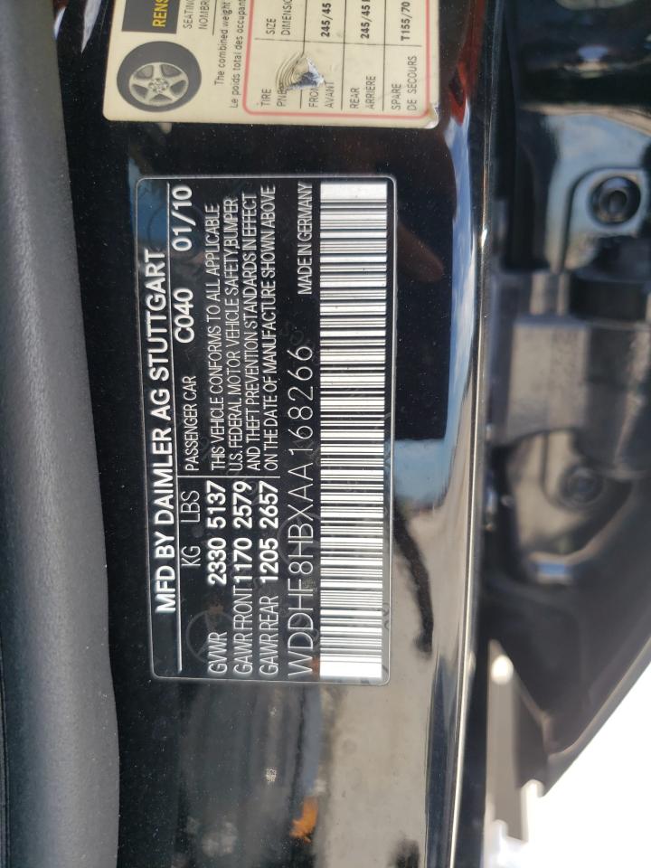 WDDHF8HBXAA168266 2010 Mercedes-Benz E 350 4Matic