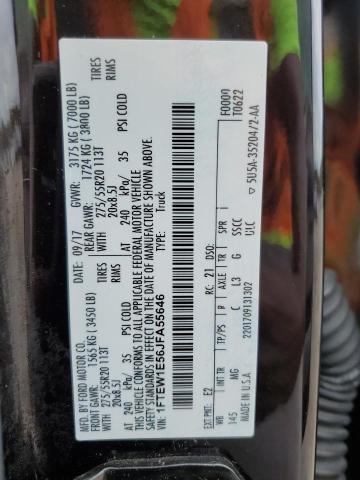 2018 FORD F150 SUPER - 1FTEW1E56JFA55646