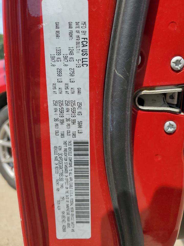 3C4PDDEG6KT785193 2019 Dodge Journey Gt