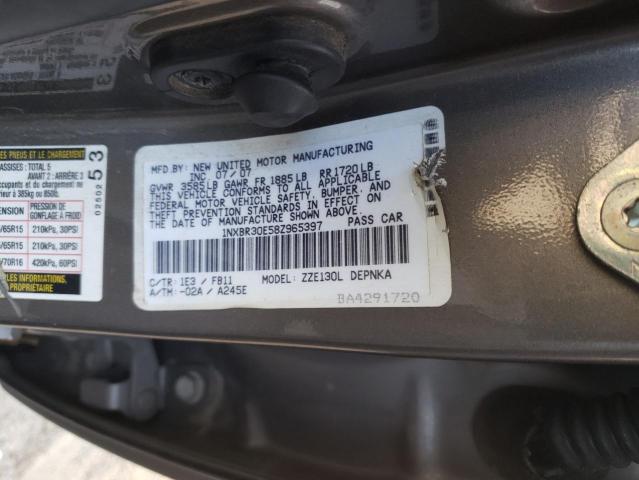 2008 Toyota Corolla Ce VIN: 1NXBR30E58Z965397 Lot: 60550304