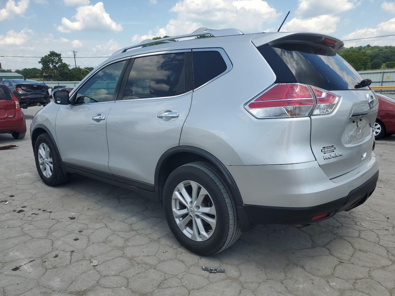 NISSAN ROGUE S 2016 silver  gas KNMAT2MT0GP647382 photo #3