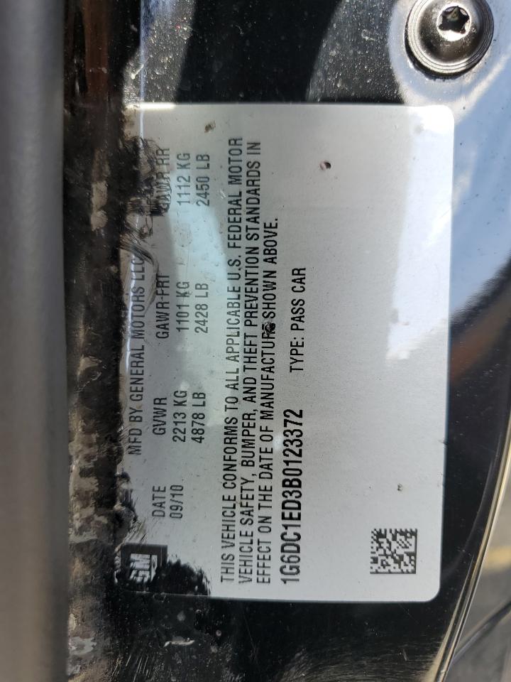 1G6DC1ED3B0123372 2011 Cadillac Cts