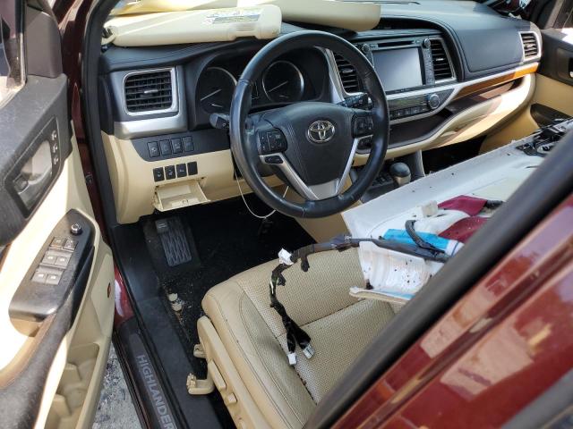 2017 Toyota Highlander Limited VIN: 5TDDZRFH4HS410799 Lot: 61329874