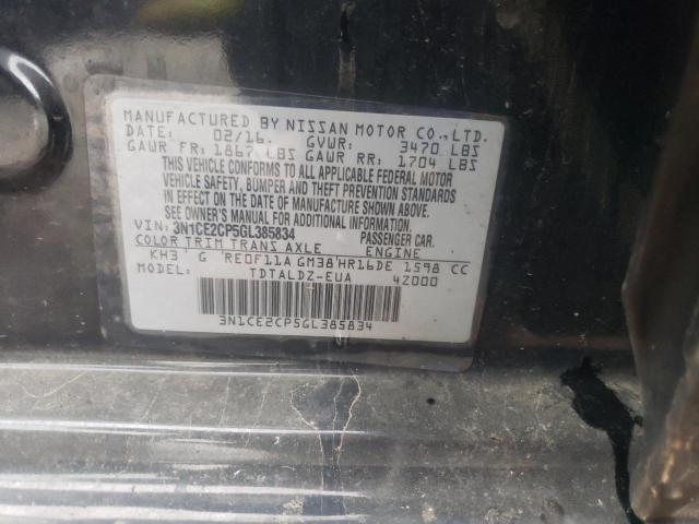 2016 NISSAN VERSA NOTE - 3N1CE2CP5GL385834