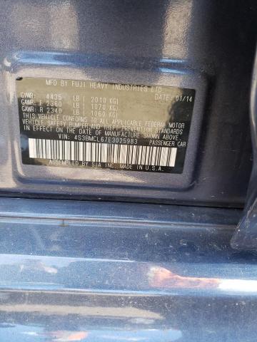 2014 Subaru Legacy 2.5I Limited VIN: 4S3BMCL67E3025983 Lot: 61641824