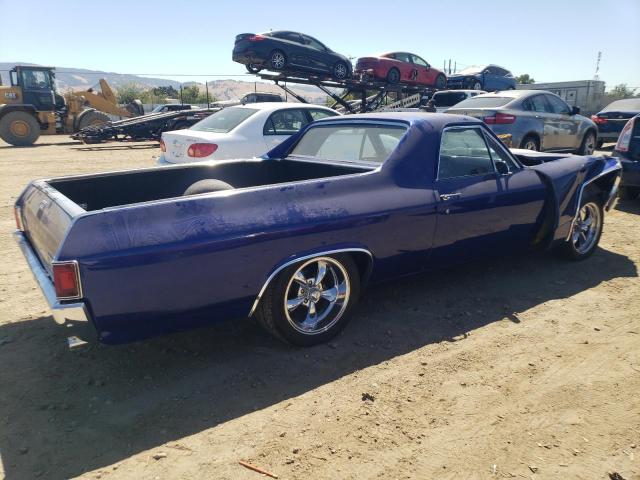 CHEVROLET EL CAMINO 1971 blue   133801K233216 photo #4