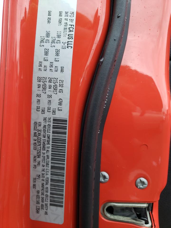 3C4NJDDB7KT729284 2019 Jeep Compass Trailhawk