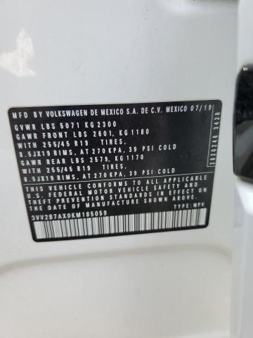 2019 VOLKSWAGEN TIGUAN SE - 3VV2B7AX0KM185059