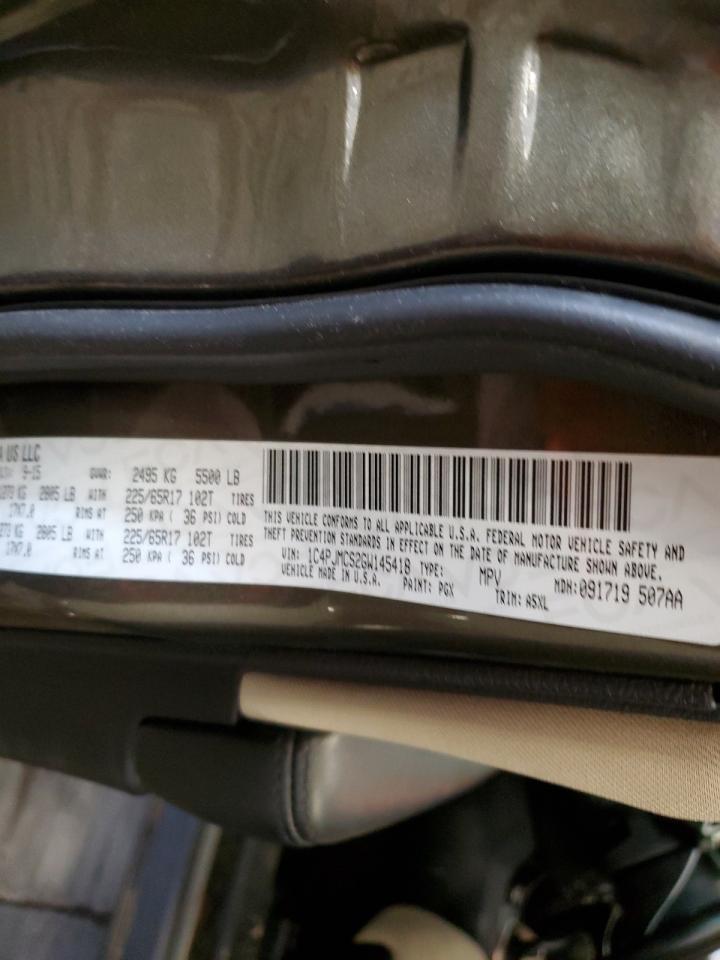 1C4PJMCS2GW145418 2016 Jeep Cherokee Latitude