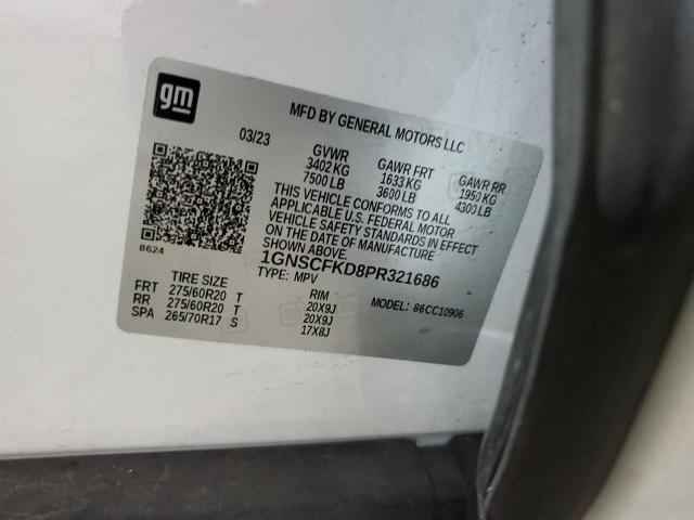 2023 CHEVROLET SUBURBAN C - 1GNSCFKD8PR321686