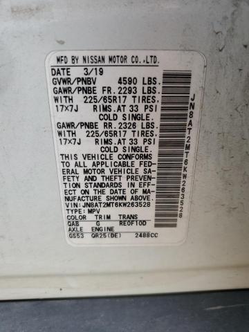 2019 NISSAN ROGUE S - JN8AT2MT6KW263528