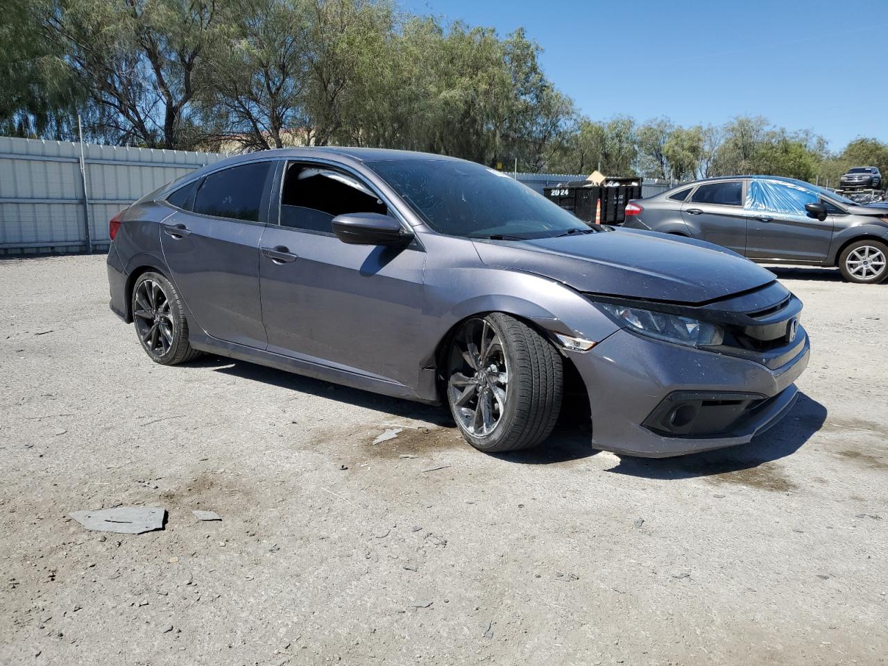 Lot #2962715070 2020 HONDA CIVIC SPOR