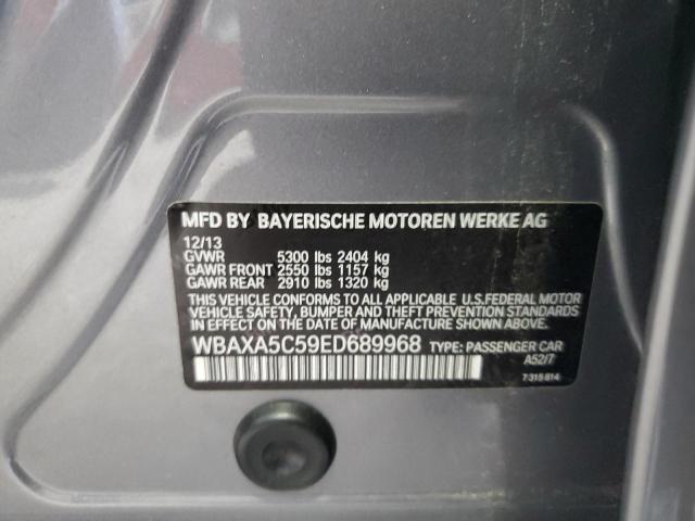 VIN WBAXA5C59ED689968 2014 BMW 5 Series, 535 D no.12