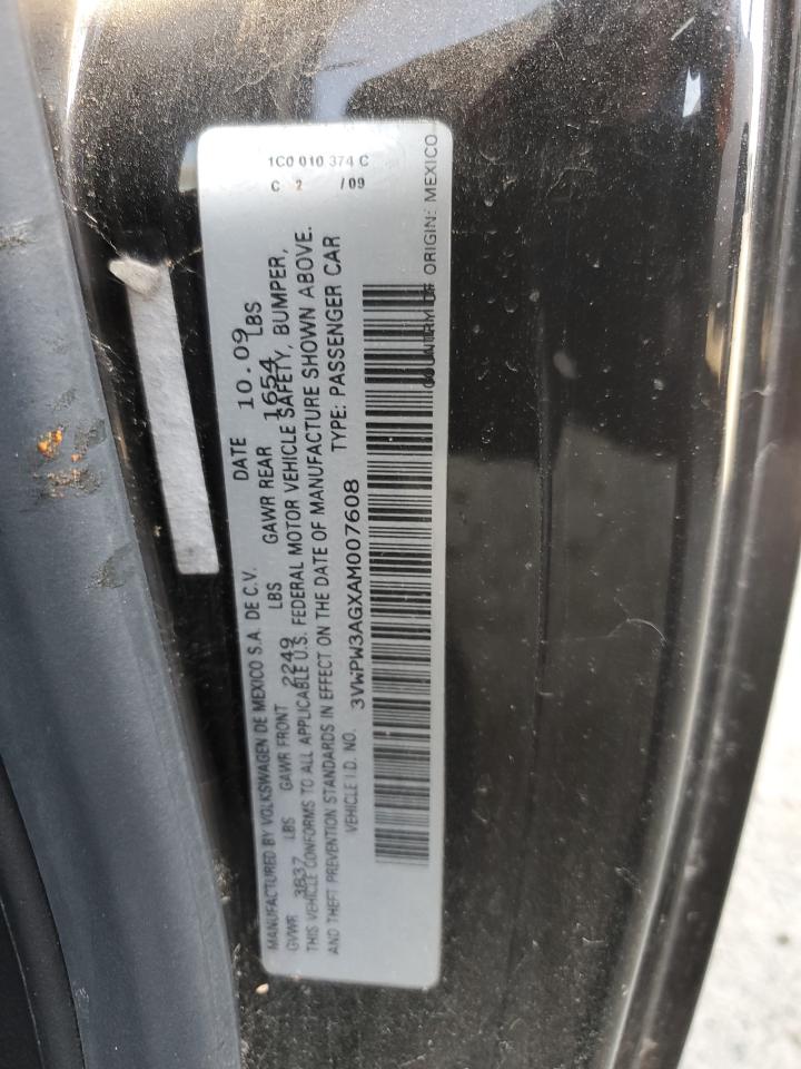 3VWPW3AGXAM007608 2010 Volkswagen New Beetle