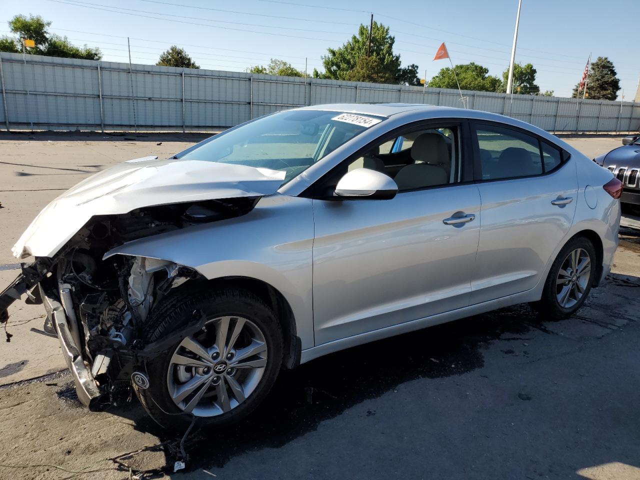 2018 Hyundai Elantra Sel vin: 5NPD84LF3JH351331