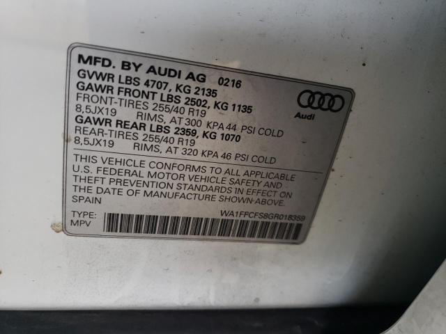 2016 AUDI Q3 PRESTIG - WA1FFCFS8GR018359