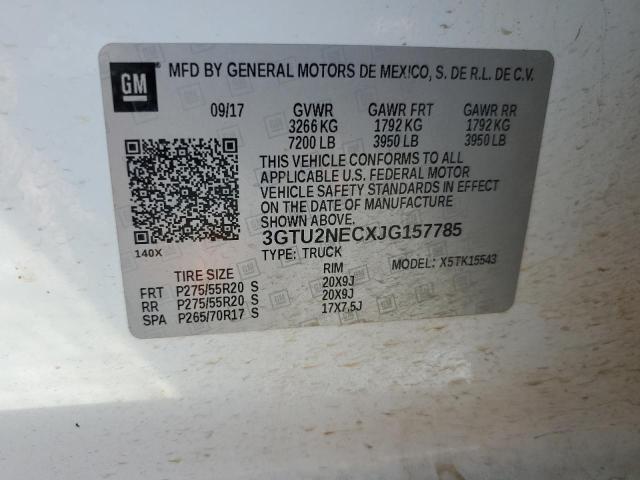 2018 GMC SIERRA K15 - 3GTU2NECXJG157785