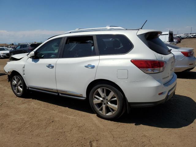 NISSAN PATHFINDER 2014 white  gas 5N1AR2MM2EC617615 photo #3