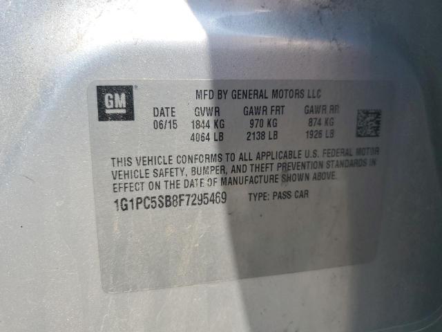 2015 CHEVROLET CRUZE LT - 1G1PC5SB8F7295469