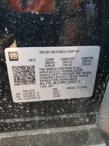 2024 CHEVROLET TRAX 2RS KL77LJE2XRC105191