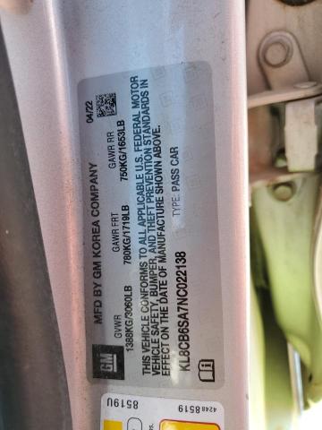 2022 CHEVROLET SPARK LS - KL8CB6SA7NC022138