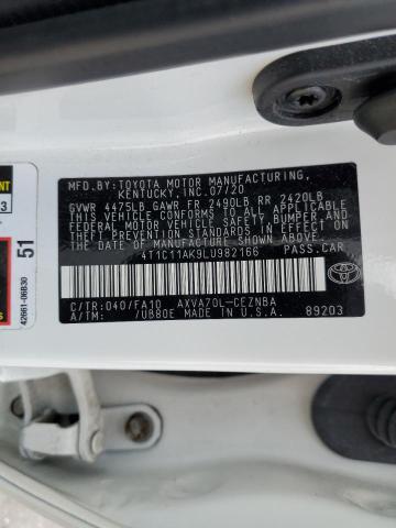 4T1C11AK9LU982166 2020 TOYOTA CAMRY - Image 13