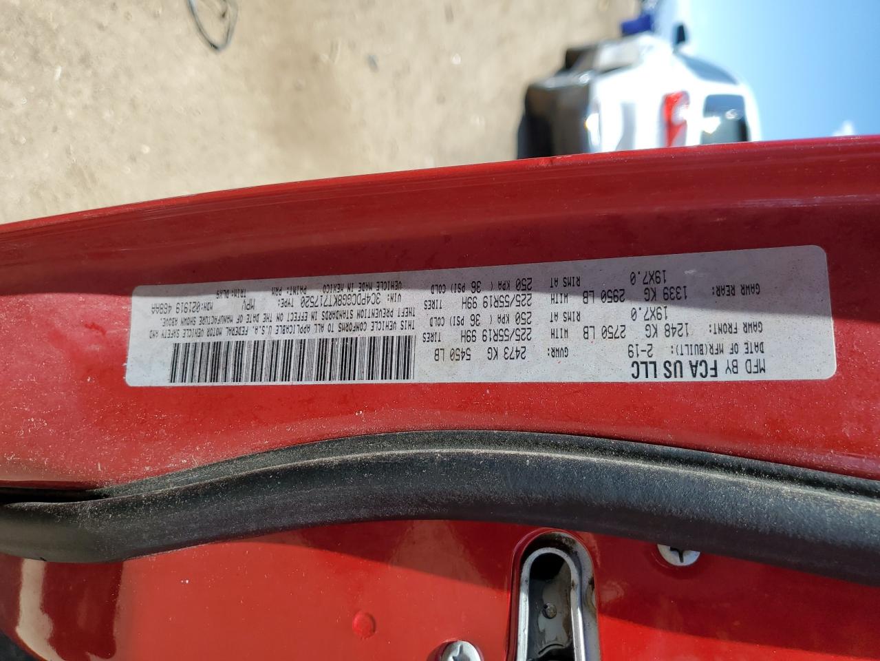 3C4PDCGG8KT717520 2019 Dodge Journey Crossroad