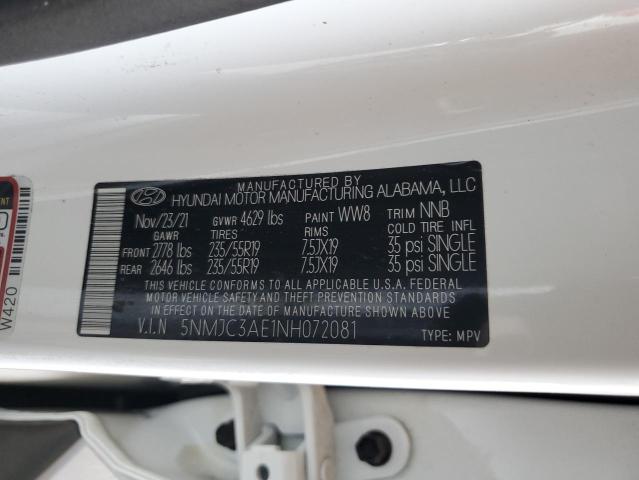 2022 HYUNDAI TUCSON SEL - 5NMJC3AE1NH072081