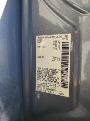 2020 NISSAN MAXIMA SL - 1N4AA6DV0LC378550