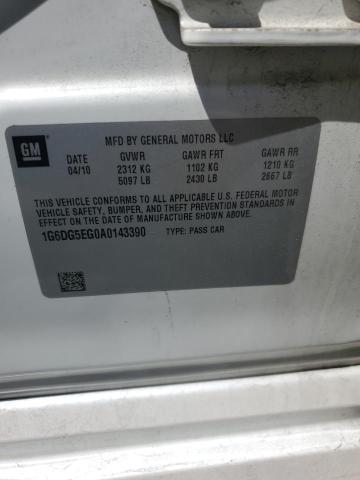 2010 Cadillac Cts Luxury Collection VIN: 1G6DG5EG0A0143390 Lot: 58666604