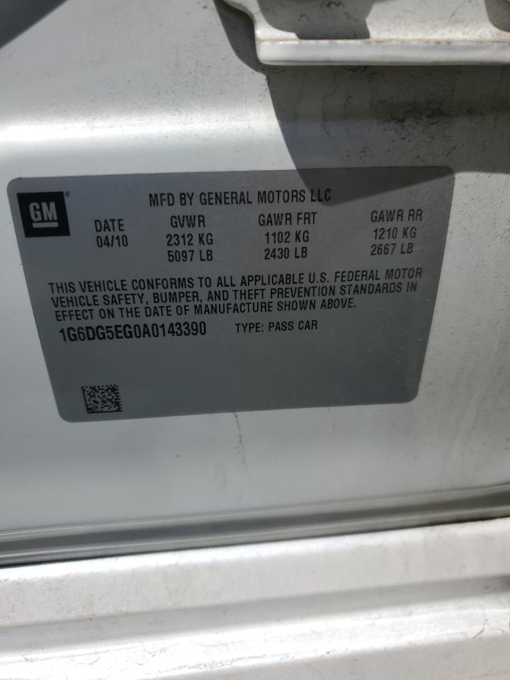 1G6DG5EG0A0143390 2010 Cadillac Cts Luxury Collection