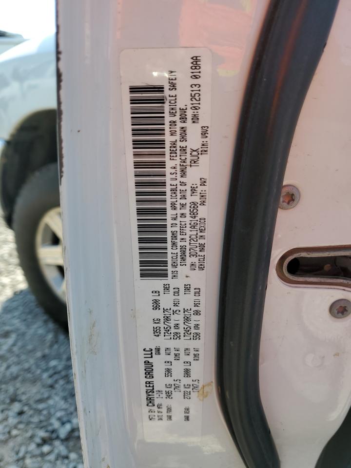 3D7UT2CL1AG148560 2010 Dodge Ram 2500