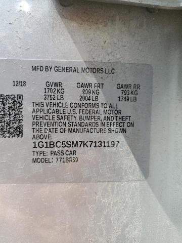 2019 CHEVROLET CRUZE LS - 1G1BC5SM7K7131197